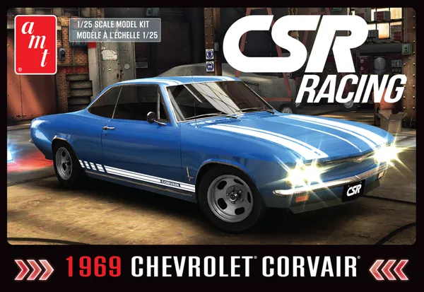 ماکت کیت ساخت شورولت کورویر ۱۹۶۹ (CSR Racing) AMT
