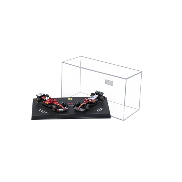 ماکت فراری SF-25، لوئیس همیلتون (۴۴)، نسخه ویژه با دو طرح رنگ و ویترین نمایش — انحصاری فروشگاه اینترنتی سازنده Bburago