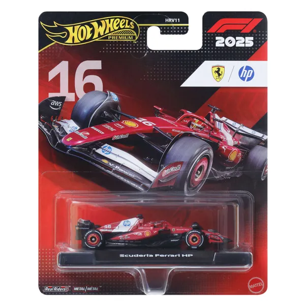 ماکت تیم اسکودریا فراری HP فرمول یک ۲۰۲۵ (۱۶) Hot Wheels
