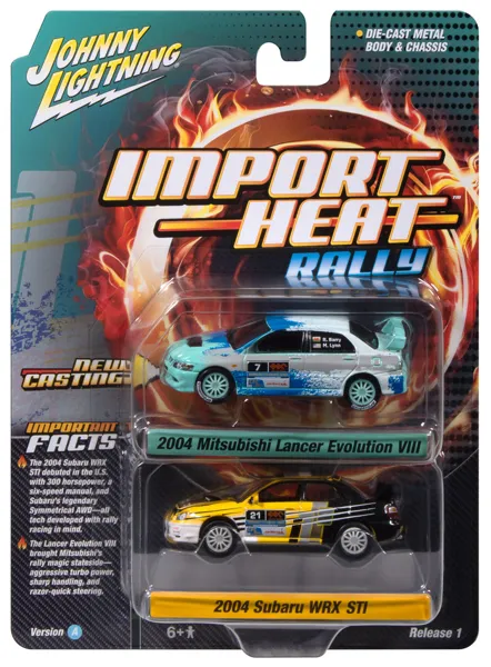 ماکت بسته دوتایی Import Heat رالی A، سری اول ۲۰۲۶ Johnny Lightning