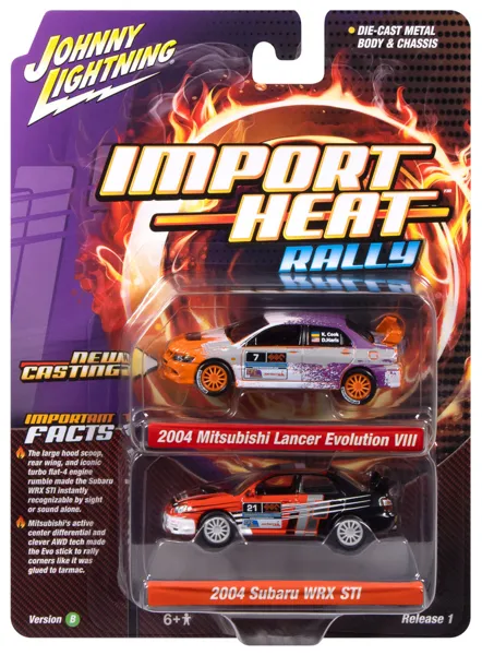 ماکت بسته دوتایی Import Heat رالی B، سری اول ۲۰۲۶ Johnny Lightning