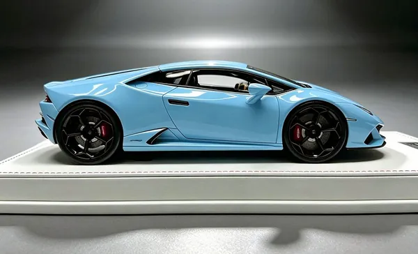 ماکت Lamborghini Huracán Evo آبی Cepheus Blue K.X.C Models