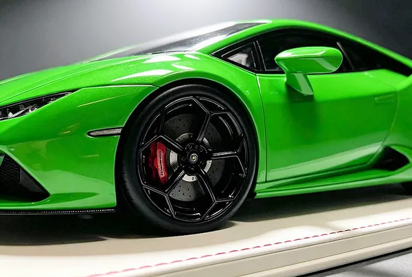 ماکت Lamborghini Huracán Evo سبز Mantis Green K.X.C Models