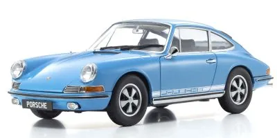 ماکت Porsche 911S رنگ Crystal Blue با نوار سفید (KS08978BLW) Kyosho