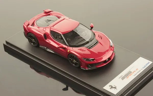 ماکت Ferrari 296 Speciale رنگ Rosso Magma (LS564G) Looksmart