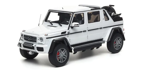 ماکت مرسدس-میباخ G650 لاندولت (W463) مدل ۲۰۱۷ سفید میستیک متالیک (ALM820213) Minichamps