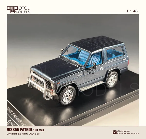 ماکت نیسان پاترول سرمه‌ای OTOL Models