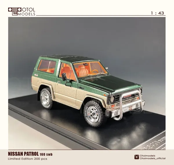 ماکت نیسان پاترول سبز و بژ OTOL Models