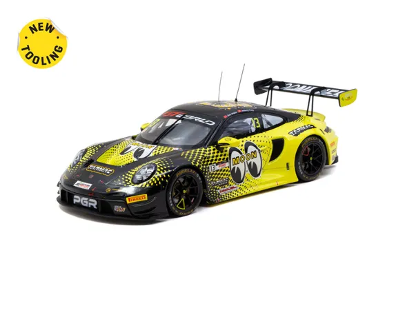 ماکت پورشه ۹۱۱ GT3 R تیم Phantom Global Racing شماره ۱۳، GT World Challenge آسیا ۲۰۲۵ Tarmac Works