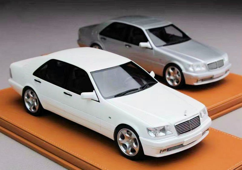 تصاویر تازه از ماکت مرسدس بنز W140 کلاس S برابوس ساخت Vehicle Art