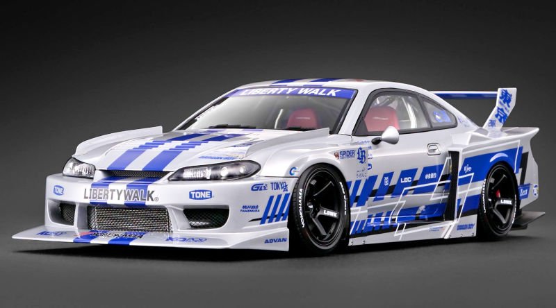 نیسان سیلویا S15 با کیت LB-Super Silhouette از Ignition Model در مقیاس ۱:۱۸